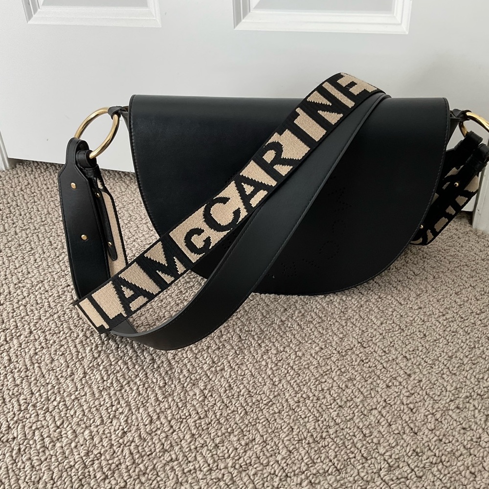 LARGE Stella McCartney Marlee Logo Bag EUC